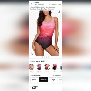 NWT Qiaoer One Piece Swimsuit